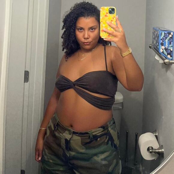 Jacquemus Brown Le Raphia 'Le Bandeau Espelho' Camisole - Picture 1 of 4